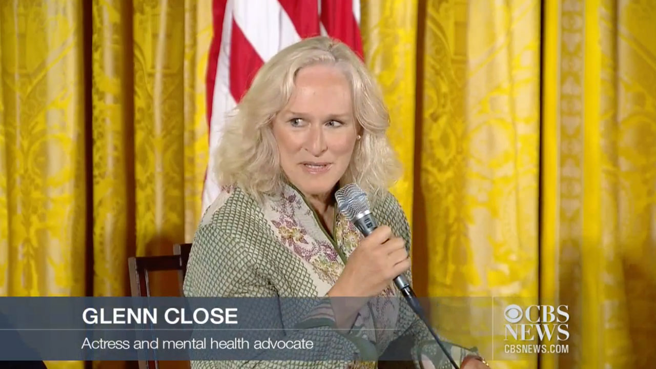 Glenn Close White House 2013